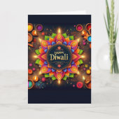 Happy Diwali Feestdagen Kaart (Voorkant)