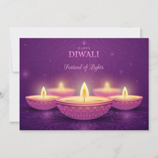 Happy Diwali Feestdagenkaart (Voorkant)