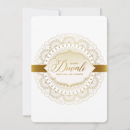 Happy Diwali Feestdagenkaart (Voorkant)