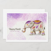 Happy Diwali Feestdagenkaart (Voorkant / Achterkant)