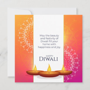 Happy Diwali Feestdagenkaart