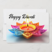 Happy Diwali Feestdagenkaart (Voorkant)