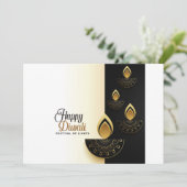 Happy Diwali Feestdagenkaart (Staand voorkant)