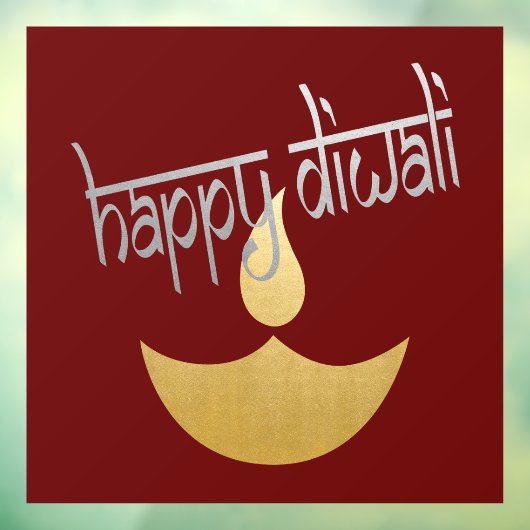 Happy Diwali Festival of Light Raamsticker (Vel 3)