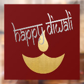 Happy Diwali Festival of Light Raamsticker (Vel 2)