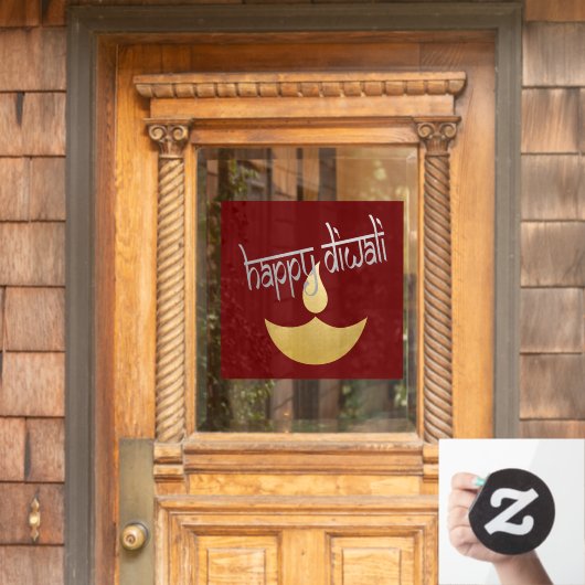 Happy Diwali Festival of Light Raamsticker (Huis Deur)
