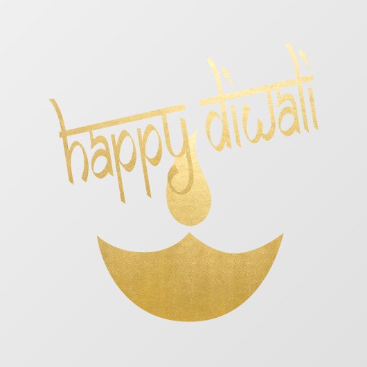 Happy Diwali Festival of Light Raamsticker (Vel)