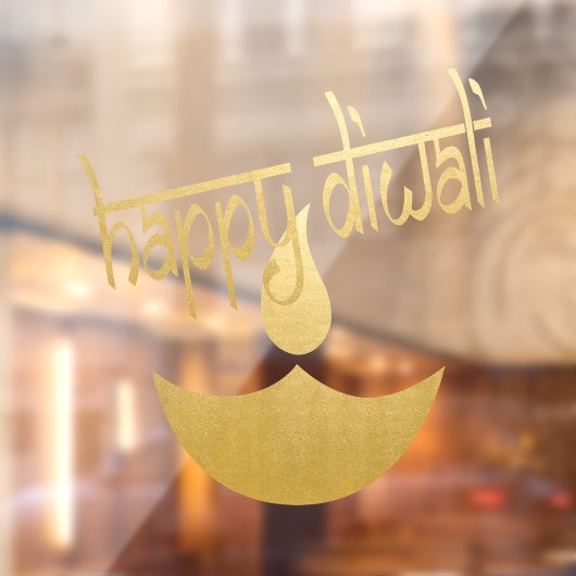 Happy Diwali Festival of Light Raamsticker (Vel 2)