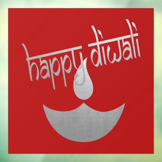Happy Diwali Festival of Light Raamsticker (Vel 3)