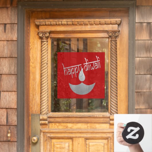 Happy Diwali Festival of Light Raamsticker (Huis Deur)