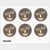 Happy Diwali Festival of Light Ronde Sticker (Vel)