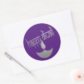 Happy Diwali Festival of Light Ronde Sticker (Envelop)