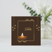 Happy Diwali - Festival of Lights Kaart (Staand voorkant)