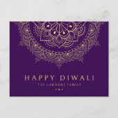 Happy Diwali Festival of Lights Viering Feestdagenkaart (Voorkant)