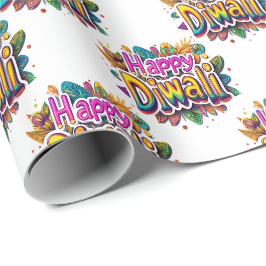 Happy Diwali Festival Shout Cadeaupapier (Rol Hoek)