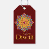 Happy Diwali Festival van Licht Cadeau Label Cadeaulabel (Voorkant)