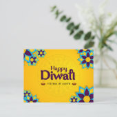 Happy Diwali - Festival van Lichten Briefkaart (Staand voorkant)