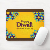 Happy Diwali - Festival van Lichten Muismat (Met muis)