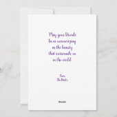 Happy Diwali Festival van Lichten Peacock Feestdagenkaart (Achterkant)