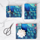 Happy Diwali Festival van Lichten Peacock Inpakpapier Vel