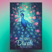 Happy Diwali Festival van Lichten Peacock Inpakpapier Vel