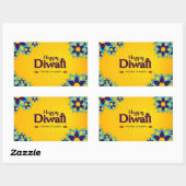 Happy Diwali - Festival van Lichten Rechthoekige Sticker (Vel)
