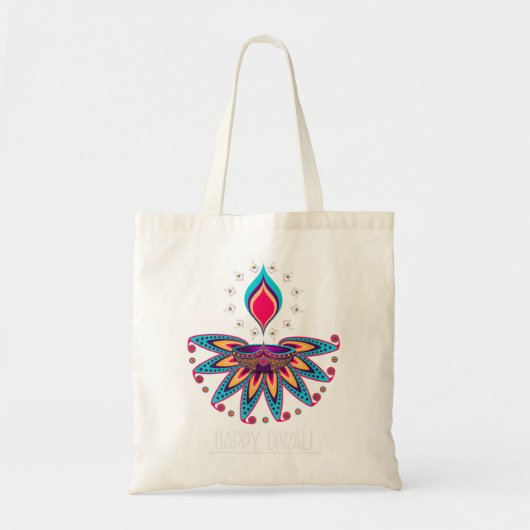 Happy Diwali Festival van Lights Gifts Tote Bag (Voorkant)