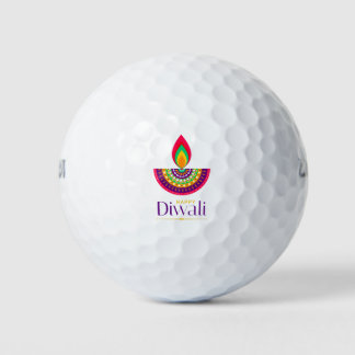 Happy Diwali Flame Golfballen
