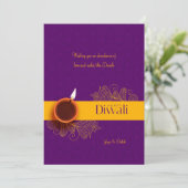 Happy Diwali Flat Vakantie Kaart (Staand voorkant)