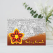 happy diwali fotokaart (Staand voorkant)