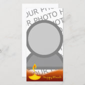 happy diwali fotokaart (Voorkant / Achterkant)