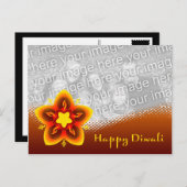 happy diwali fotokaart briefkaart (Voorkant / Achterkant)