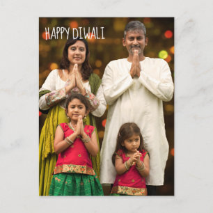 Happy Diwali Full voegt uw familiefoliday toe Briefkaart