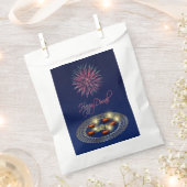 Happy Diwali Ganesha Rangoli - Favor Bag Bedankzakje (Geknipt)