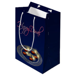 Happy Diwali Ganesha Rangoli - Medium Gift Bag Cadeauzakje