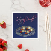 Happy Diwali Ganesha Rangoli - Papieren servet (Insitu)