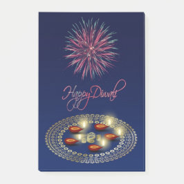 Happy Diwali Ganesha Rangoli - Post-it® notes