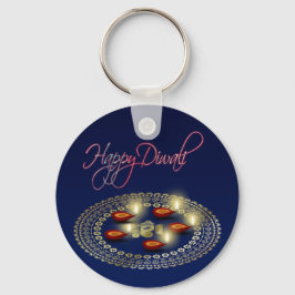 Happy Diwali Ganesha Rangoli - Sleutelhanger