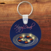 Happy Diwali Ganesha Rangoli - Sleutelhanger (Voorkant)