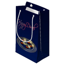 Happy Diwali Ganesha Rangoli - Small Gift Bag Klein Cadeauzakje