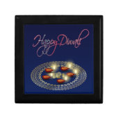 Happy Diwali Ganesha Rangoli - Tile Gift Box Cadeaudoosje (Voorkant)