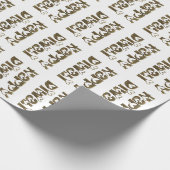 Happy Diwali Greeting Cute Hearts Typografie Cadeaupapier (Hoek)