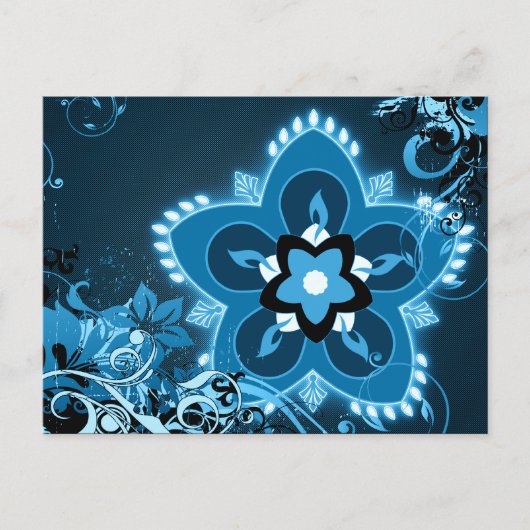 happy diwali hi-fi rangoli briefkaart (Voorkant)