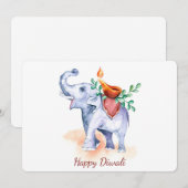 Happy Diwali Holiday Card Feestdagenkaart (Voorkant / Achterkant)