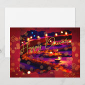 Happy Diwali Holiday Card Feestdagenkaart (Voorkant / Achterkant)