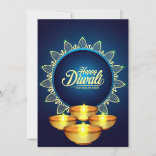 Happy Diwali Holiday Card Feestdagenkaart