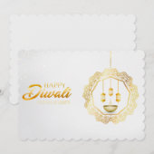 Happy Diwali Holiday Card Feestdagenkaart (Voorkant / Achterkant)
