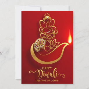 Happy Diwali Holiday Card Feestdagenkaart