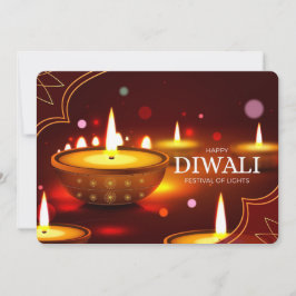 Happy Diwali Holiday Card Feestdagenkaart
