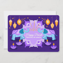 Happy Diwali Holiday Card Feestdagenkaart